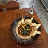 hummus mapo tofu  at DuLi in Beijing