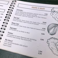 Menu   at Vegi in Tubingen