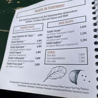 Menu   at Vegi in Tubingen