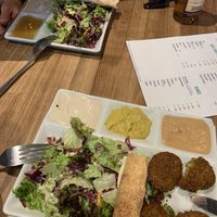 Falafel plate at Vegi in Tubingen