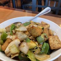 Tofu with mixed vegetables. Tofu already included  at Aristo Bistro in Westlake