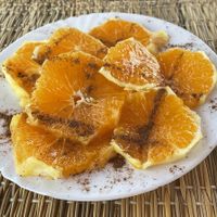 Orange Saladd  at Knock Knock Restaurant in Marrakech