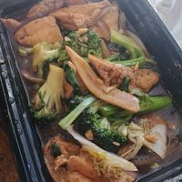 Stir fried tofu and veggie in garlic sauce at Pho Ngon in Norristown