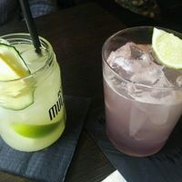 Moscow mule and Violetta at Ginger Cocktail Lab in Milan