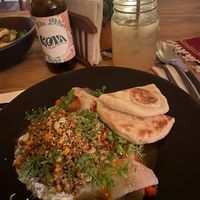 I had the Turkos 2.0 (so delicious!) see the menu photo for ingredients   at Cósmica Cocina  in Puerto Vallarta