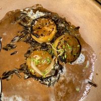 Dichon scallops… oops could wait… only three left before i remembered to take the photo 😂 They were delicious!  at Cósmica Cocina  in Puerto Vallarta