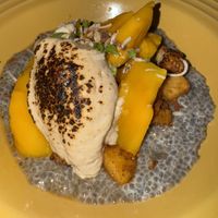 Apple & mango crumble  at Cósmica Cocina  in Puerto Vallarta