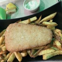 Fish and chips  at Green Farmer's in Ajaccio