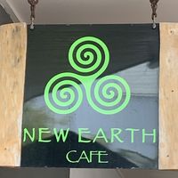 Sign  at New Earth Cafe in Coolum Beach