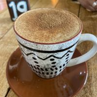 A good sound cuppa at New Earth Cafe in Coolum Beach