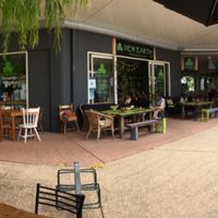 Out front at New Earth Cafe in Coolum Beach