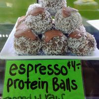 Protein balls at New Earth Cafe in Coolum Beach