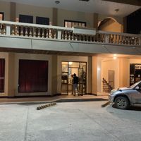 Restaurant on left hand side through the door in pic  at LeiSide Restaurant in Weno