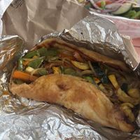 Grilled veggie wrap  at The Gyro Joint in Pompano Beach