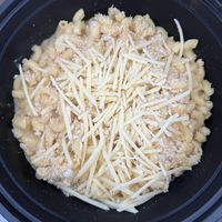 Shmackin Noodz vegan macaroni and cheese  at San Diego Vegan Food Pop Up Night Market in San Diego