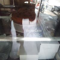 Vegan banana cake at Wheat to Sweet in Pokhara