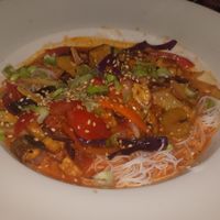 Wok de verdura con Tempe y un toque picantillo. at La Joya in Nerja