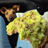 Avocado toast at The Mixing Shed Cafe in Saffron Walden