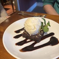 Praline and Chocolate Brownie- nice Alice cream   at Virgins & Castle in Kenilworth