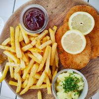 (vegan) schnitzel at The Green Garden in Salzburg