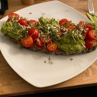 Avocado 🥑 tomatoes 🍅 bread 🍞  at The Green Garden in Salzburg