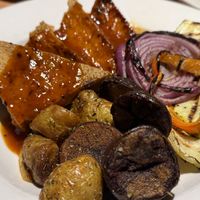 BBQ tofu and grilled veggies  at Restaurant 415 in Fort Collins