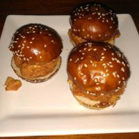 Jackfruit Sliders at Black Rose Tavern at Black Rose Tavern in Los Angeles