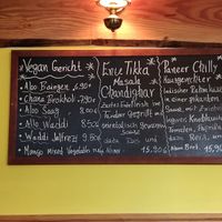 vegan options   at Indian Masala House in Jena