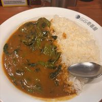 Spinach veggie curry   at CoCo Ichibanya - Chuoku Kodemmacho-Shop in Tokyo
