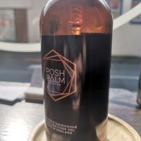 Hand sanitizer at the table, very nice at The Bagel Bar & in Berwick-upon-tweed