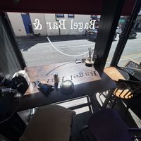 The table   at The Bagel Bar & in Berwick-upon-tweed