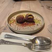 Blueberry sorbet   at The Nettle in Settle