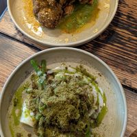 Leeks and cauliflower at The Nettle in Settle