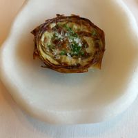 Alcachofas at Restaurante Solana in Ampuero