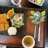 Vegan cutlet 9.900  at Vegenarang in Seoul