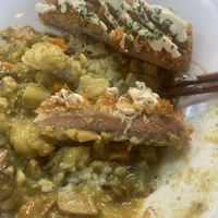 Cutlet and sauce were so good!  at Vegenarang in Seoul