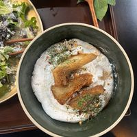 Creamy Potato Udon  at Vegenarang in Seoul