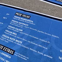 Pizza Vegan Speisekarte  at Diego to Napoli  in Braunschweig