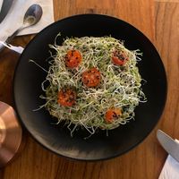 Toast de Aguacate Con Microgreens  at La Petrona in Oaxaca