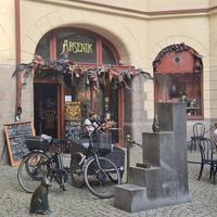Outside at Arsenik Bistro  in Malmo