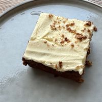 Carrot cake   at Dundreggan Rewilding Centre in Inverness