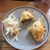 Vegan haggis pasty   at Dundreggan Rewilding Centre in Inverness