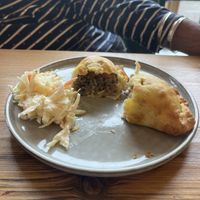 Inside of pasty   at Dundreggan Rewilding Centre in Inverness