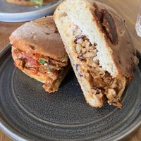 Korean BBQ sandwich   at Belen Plant Bakery - Petone in Petone