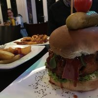 JFK -'cheese', and 'bacon' at Lily Burger in Berlin