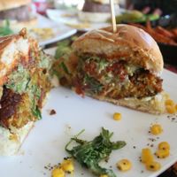 Vegantearoom at Lily Burger in Berlin