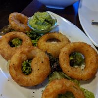 great onion rings and guacamole at Lily Burger in Berlin