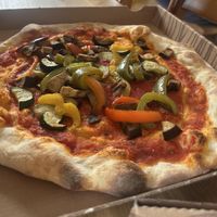 Pizza with seasonal vegetables   at CUT Pizza in Lausanne