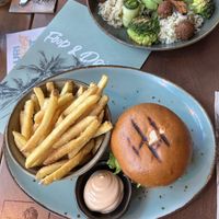 Plant-based Burger   at Mauritius Restaurant  in Ulm
