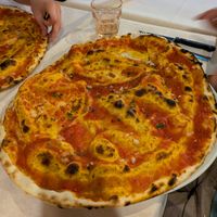 Focaccia marinara at Agriturismo il Mulino d'Ortano in Forli